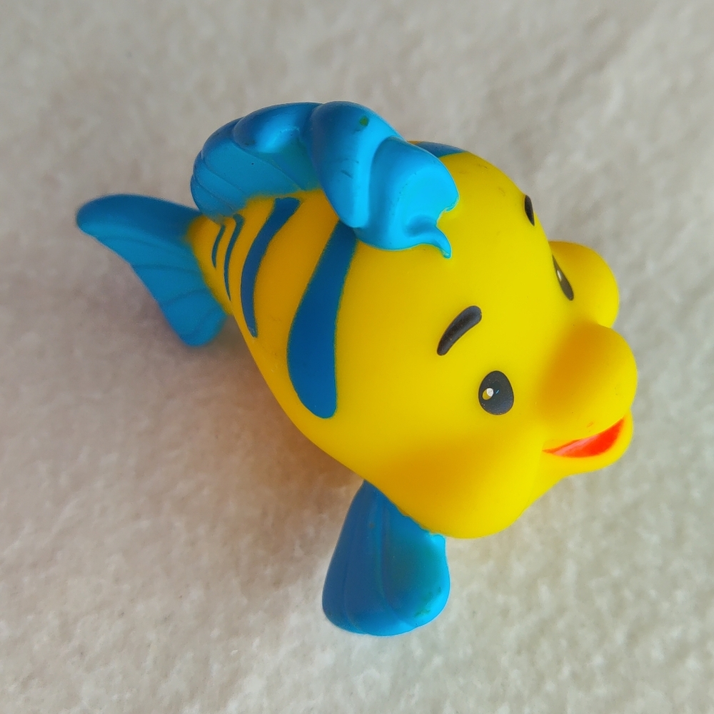 Fisher Price Little People Disney FLOUNDER FISH for PRINCESS ARIEL CASTLE